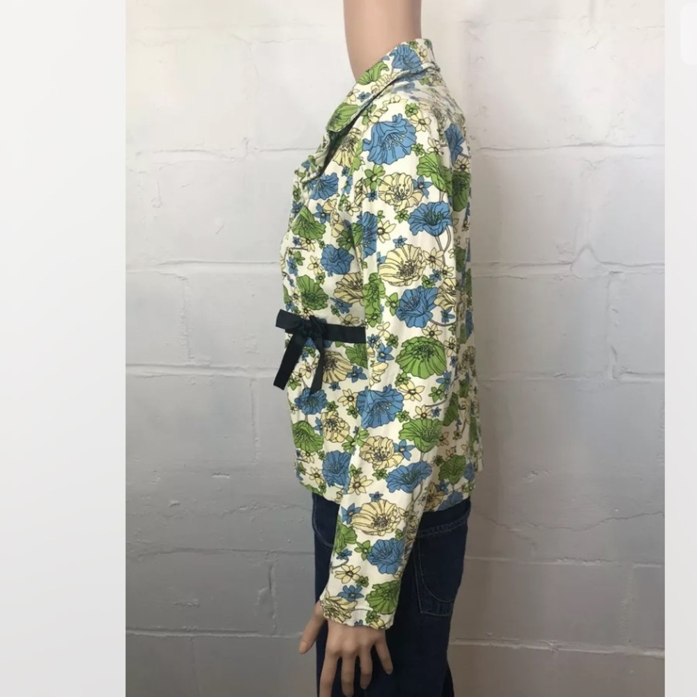Paper Doll Prod. Jacket Size 10 Long Sleeve Floral - Picture 4 of 8
